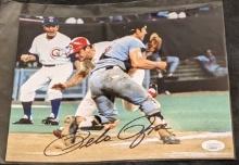 Pete Rose autographed 8x10 photo with coa