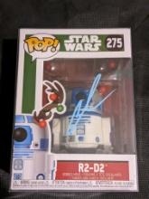 George Lucas/r2d2 Signed Funko Pop with coa