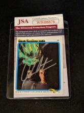 William Shatner autographed card w/JSA COA/witnessed