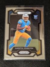 2023 Panini Prizm Quentin Johnston Rookie RC #353 Chargers