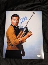 William Shatner 11x14 autographed photo with JSA COA /witnessed