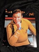 William Shatner 11x14 autographed photo with JSA COA/witnessed