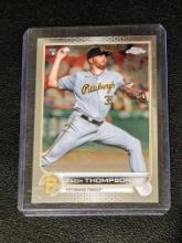 2022 Topps Chrome Zach Thompson Rookie Card RC #30 Pittsburgh Pirates
