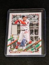 2021 Topps Holiday Andrew Vaughn RC #HW112 White Sox  Parallel Insert SP