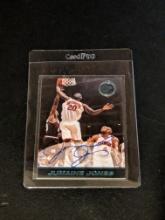 Jumaine Jones Georgia Basketball Autograph Press Pass Rookie Card AUTO 1999 NBA