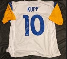 Cooper Kupp autographed jersey with coa