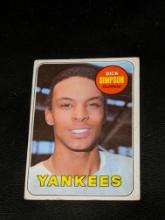 1969 Topps #608 Dick Simpson Vintage New York Yankees Baseball Card