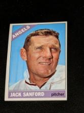 1966 Topps #23 Jack Sanford California Angels Vintage Baseball Card
