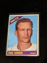 1966 Topps Baseball Ernie Bowman #302 New York Mets Vintage Card