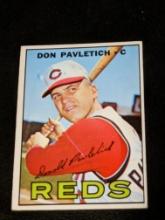 1967 Topps Baseball Don Pavletich #292 Reds Vintage