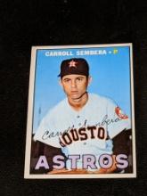 1967 Topps #136 Carroll Sembera Houston Astros MLB Vintage Baseball Card