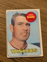 1969 Topps #191 Lindy McDaniel New York Yankees Vintage Baseball Card