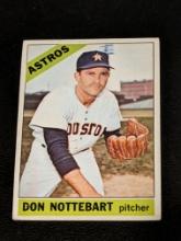 1966 Topps Don Nottebart Houston Astros Vintage Baseball Card #21