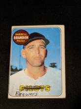 MLB 1969 Topps Baseball #301 Darrell Brandon