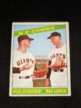 Dick Schofield & Hal Lanier 1966 Topps Baseball DP Combo #156