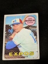 1969 Topps #578 Don Bosch Vintage Montreal Expos Baseball Card