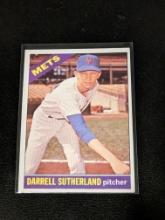 1966 Topps Darrell Sutherland New York Mets Vintage Baseball Card #191