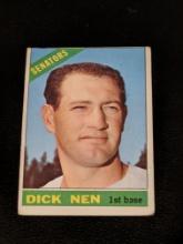 1966 Topps Baseball Card #149 Dick Nen Washington Senators