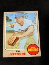 1968 Topps #457 Jim Lefebvre Los Angeles Dodgers Vintage Baseball Card