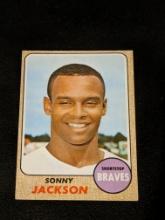 1968 Topps Baseball #187 Sonny Jackson
