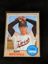 1968 Topps Baseball #322 Dave Boswell