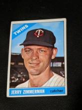 1966 Topps #73 Jerry Zimmerman Vintage Baseball Card MLB Minnesota Twins Catcher