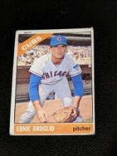 Ernie Broglio Chicago Cubs 1966 Topps Baseball Card #423