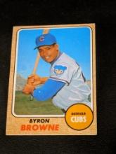 1968 Topps Baseball #296 Byron Browne
