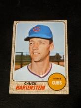 1968 Topps Vintage #13 Chuck Hartenstein Chicago Cubs Baseball Card