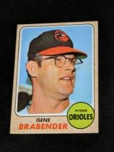 Gene Brabender Baltimore Orioles 1968 Topps Vintage - #163 - Baseball Card
