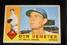 1960 Topps Don Demeter Los Angeles Dodgers Vintage Baseball Card #234