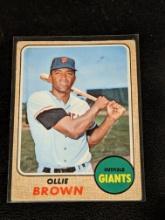 1968 Topps Baseball #223 Ollie Brown