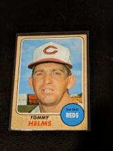 1968 Topps Baseball #405 Tommy Helms