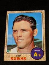 1968 Topps #79 Ted Kubiak RC Vintage Oakland Athletics Baseball Card