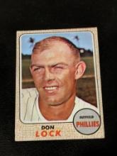 1968 Topps #59 Don Lock Vintage Philadelphia Phillies Baseball Card