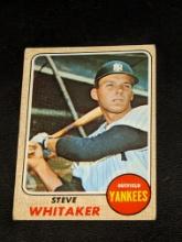 1968 Topps Baseball #383 Steve Whitaker