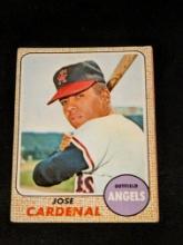 1968 Topps Baseball #102 Jose Cardenal