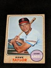 1968 Topps #52 Hawk Taylor California Angels MLB Vintage Baseball Card