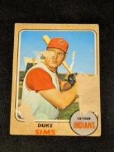 1968 Topps Baseball #508 Duke Sims