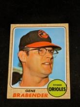 1968 Topps Baseball #163 Gene Brabender