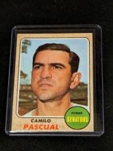 1968 Topps Baseball #395 Camilo Pascual