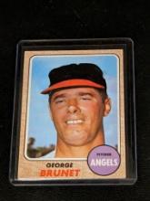 1968 Topps Baseball #347 George Brunet
