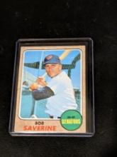 Bob Saverine 1968 Topps #149 card Vintage