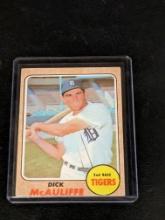 1968 Topps Baseball #285 Dick McAuliffe
