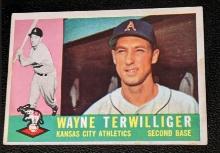 1960 Topps Wayne Terwilliger Kansas City Athletics Vintage Baseball Card #26