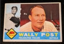 1960 Topps #13 Wally Post Vintage Philadelphia Phillies Baseball Card