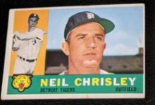 1960 Topps Neil Chrisley Detroit Tigers Vintage Baseball Card #273
