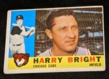 1960 Topps Baseball #277 Harry Bright Chicago Cubs Vintage Original