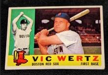 1960 Topps #111 Vic Wertz Vintage Boston Red Sox Baseball Card