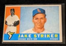 1960 Topps #169 Jake Striker RC Vintage Chicago White Sox Baseball Card
